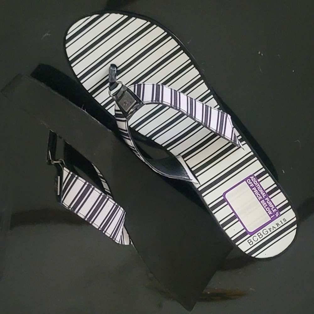 Y2k Platform Thong Flip Flops BcBg